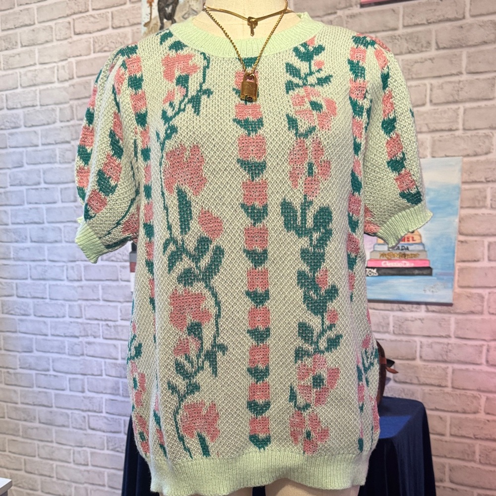 Haptics Mint Green Knit Sweater